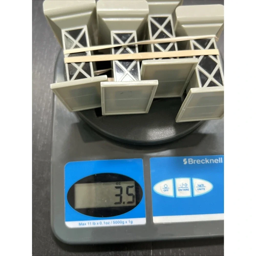 Thomas & Friends Train Track Risers Grey Plastic Bridge Supports 4pc Set OS